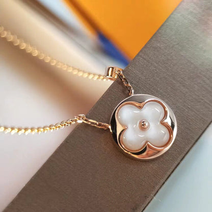 [LUXORA]SUN MOP GOLD 1 DIAMOND NECKLACE