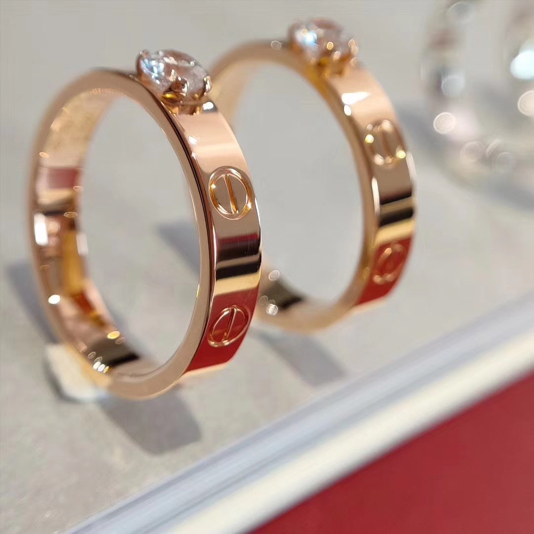 [LUXORA]LOVE RING 3.6MM 1 BIG DIAMOND