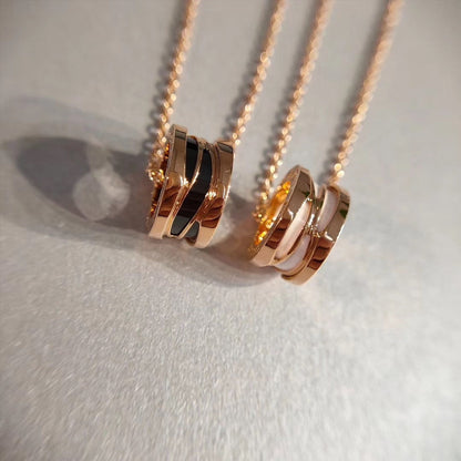 [LUXORA]ZERO 1 NECKLACE PINK GOLD