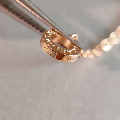 [LUXORA]ZERO 1 NECKLACE PINK GOLD