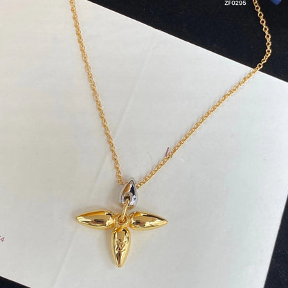 [LUXORA]LOUISETTE PEDANT GOLD NECKLACE