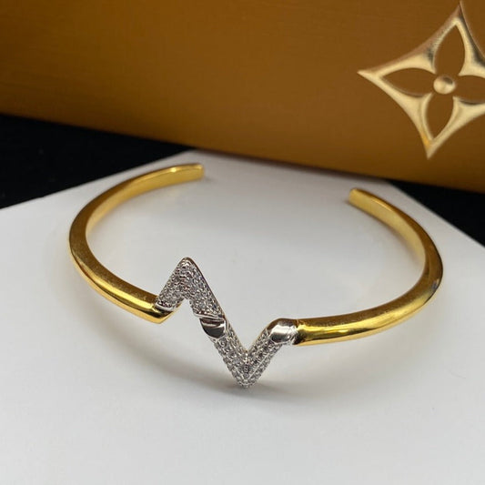 [LUXORA]VOLTE UPSITE DOWN DIAMANT GOLD OFFENER ARMBREIF