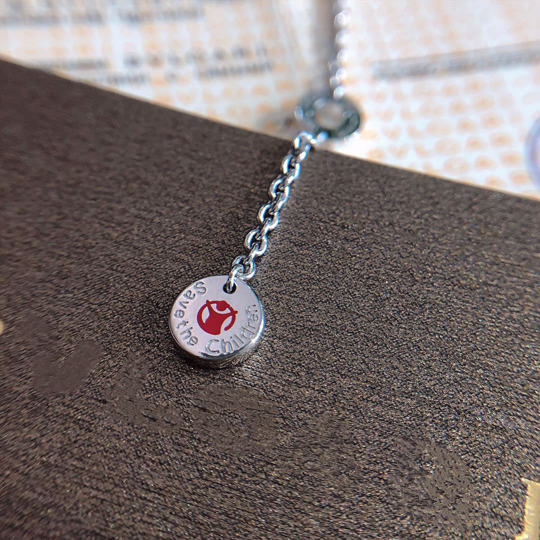 [LUXORA]ZERO 1 BLACK CERAMIC SILVER NECKLACE
