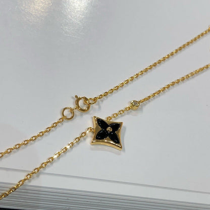 [LUXORA]STAR BLACK MOP NECKLACE