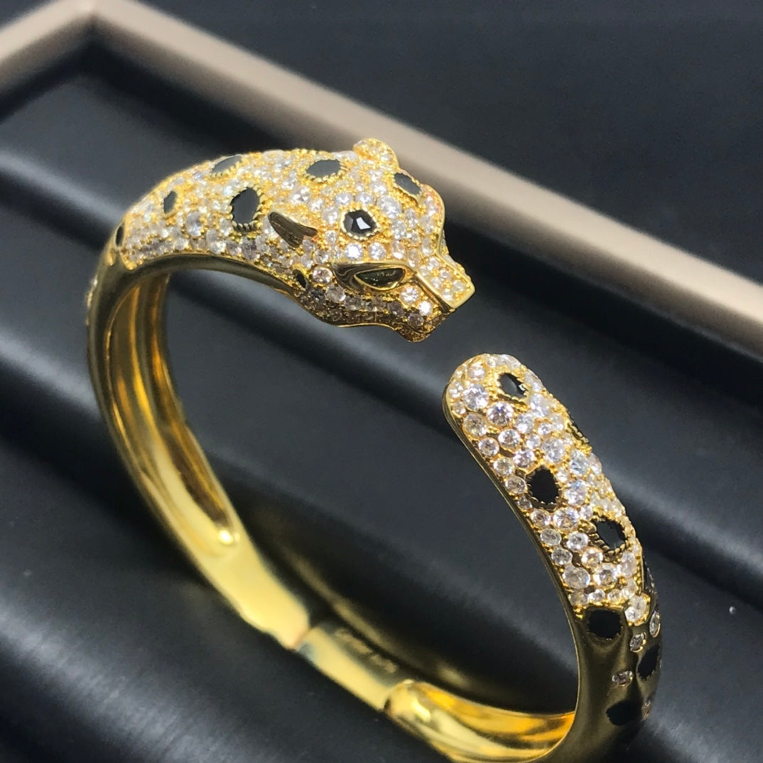 [⭐JeweliWhal]PANTHERE BIG BRACELET DIAMONDS