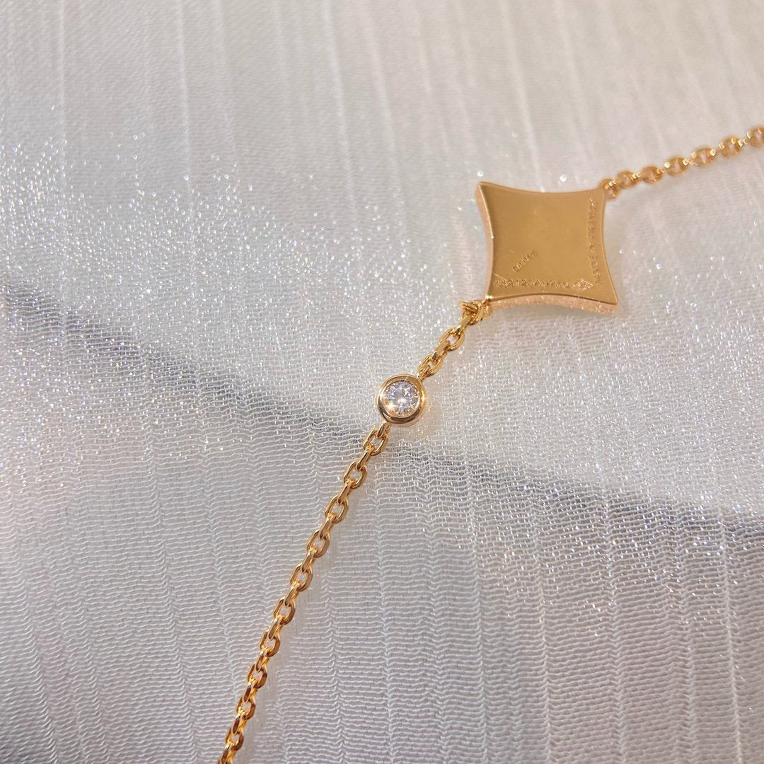 [LUXORA]COLOR STAR PINK GOLD DIAMOND BRACELET