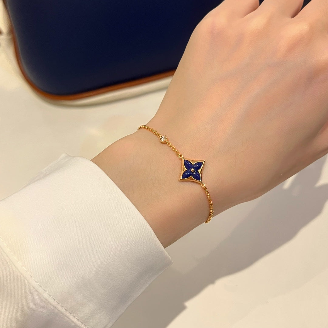 [LUXORA]COLOR STAR PINK GOLD DIAMOND BRACELET