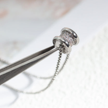 [LUXORA]ZERO 1 SILVER DIAMOND NECKLACE