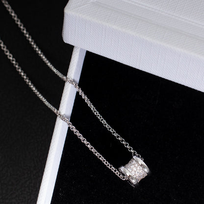 [LUXORA]ZERO 1 SILVER DIAMOND NECKLACE