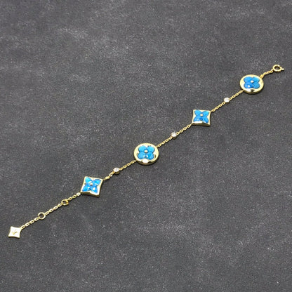 [LUXORA]STAR AND SUN TURQUOISE 4 MOTIFS 3 DIAMONDS