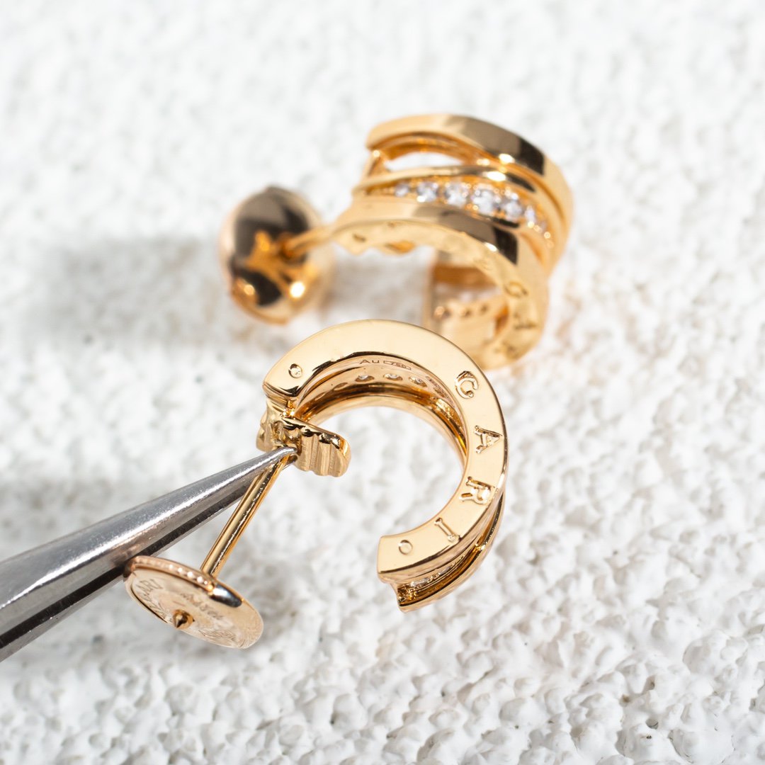 [LUXORA]ZERO 1 PINK GOLD DIAMONDS EARRINGS