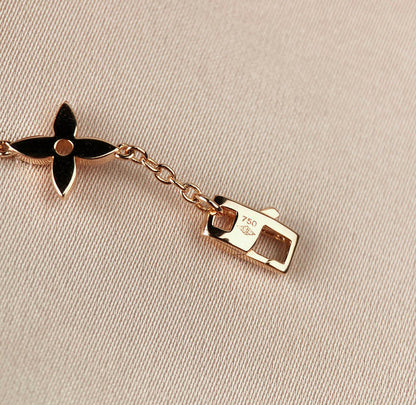[LUXORA]STAR AND SUN 7 MOTIFS GOLD BRACELET