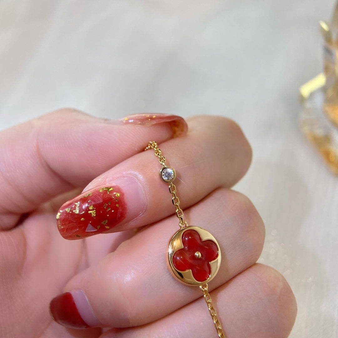 [LUXORA]SUN PEDANT CARNELIAN BRACELET