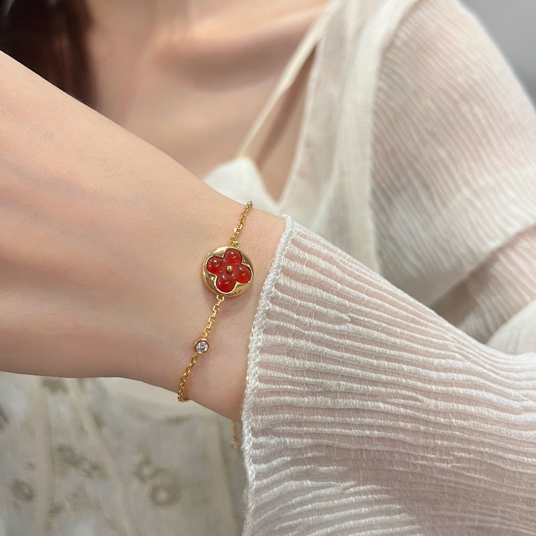 [LUXORA]SUN PEDANT CARNELIAN BRACELET