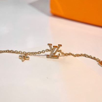 [LUXORA]LOGO STAR MOTIF GOLD BRACELET