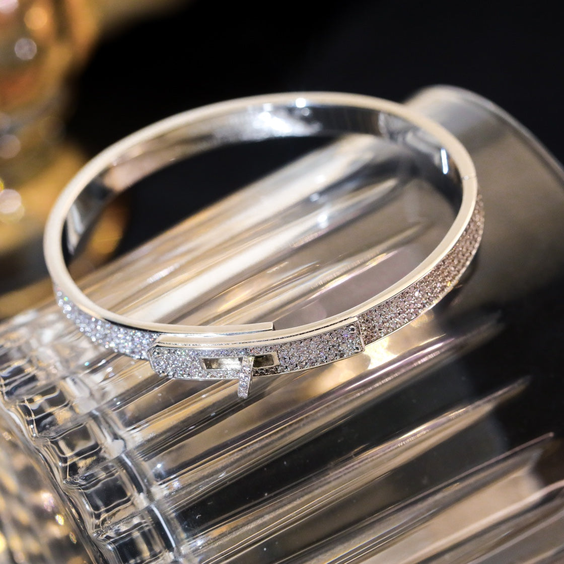 [LUXORA]KELLY BRACELET DIAMOND PAVED