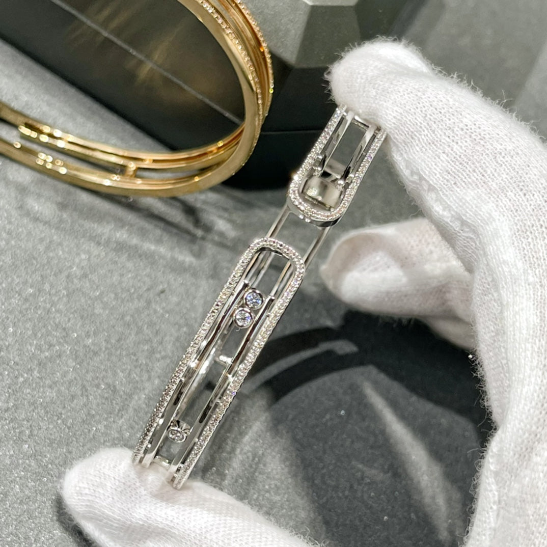 [LUXORA]MOVE 10TH PAVED DIAMOND BRACELET