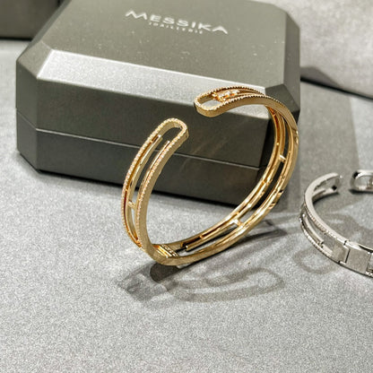 [LUXORA]MOVE 10TH PAVED DIAMOND BRACELET