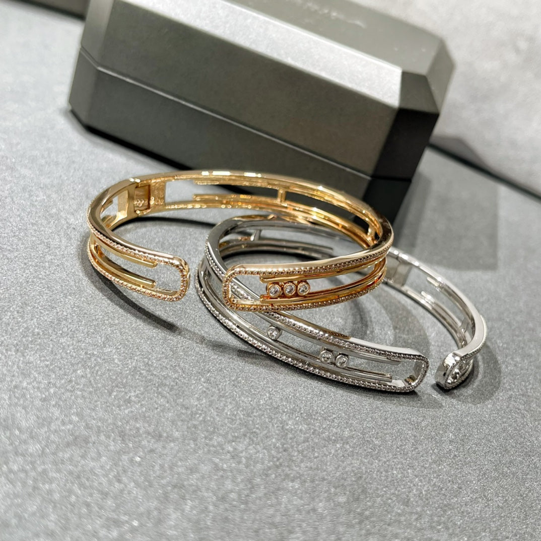 [LUXORA]MOVE 10TH PAVED DIAMOND BRACELET