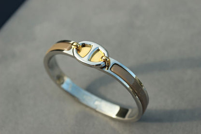 [LUXORA]CLIC CHAINE SILVER BRACELET