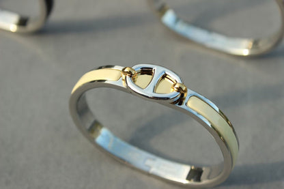 [LUXORA]CLIC CHAINE SILVER BRACELET