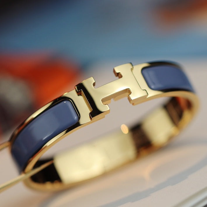 [LUXORA]H BRACELET 12MM BLUE GRAY