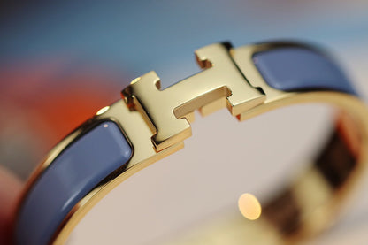 [LUXORA]H BRACELET 12MM BLUE GRAY