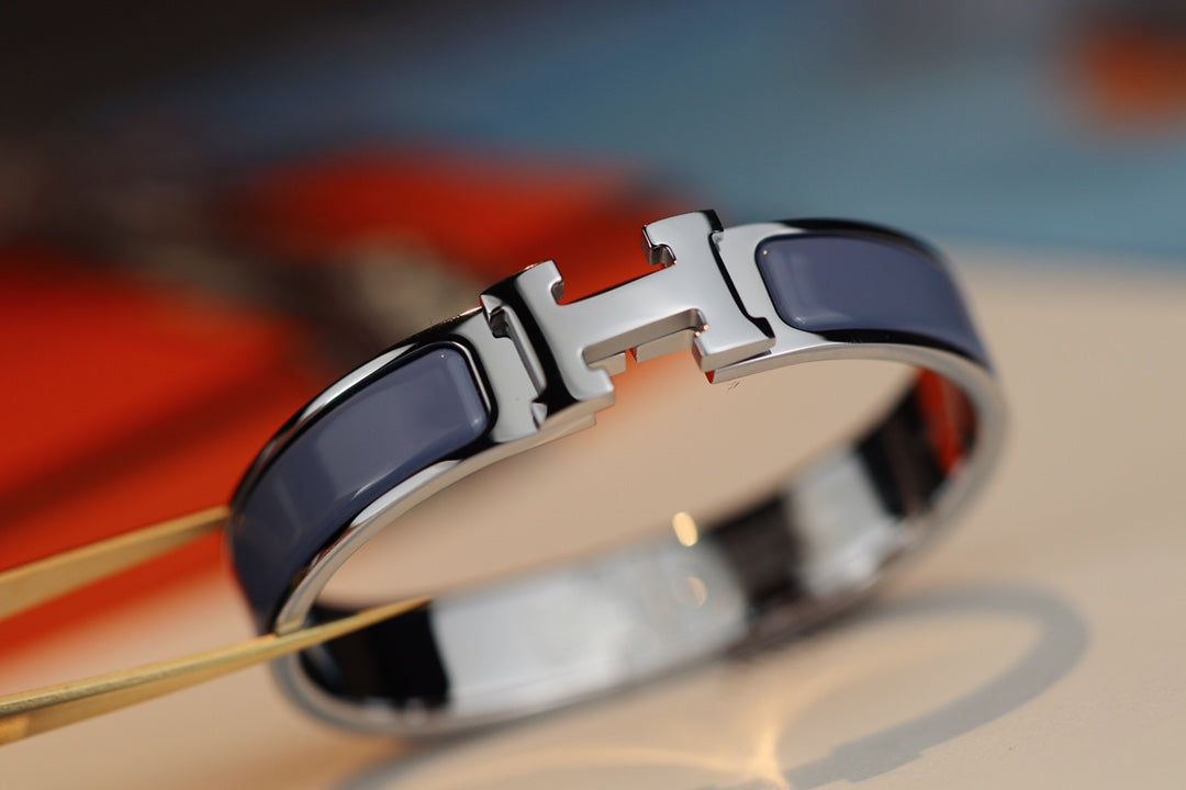 [LUXORA]H BRACELET 12MM BLUE GRAY