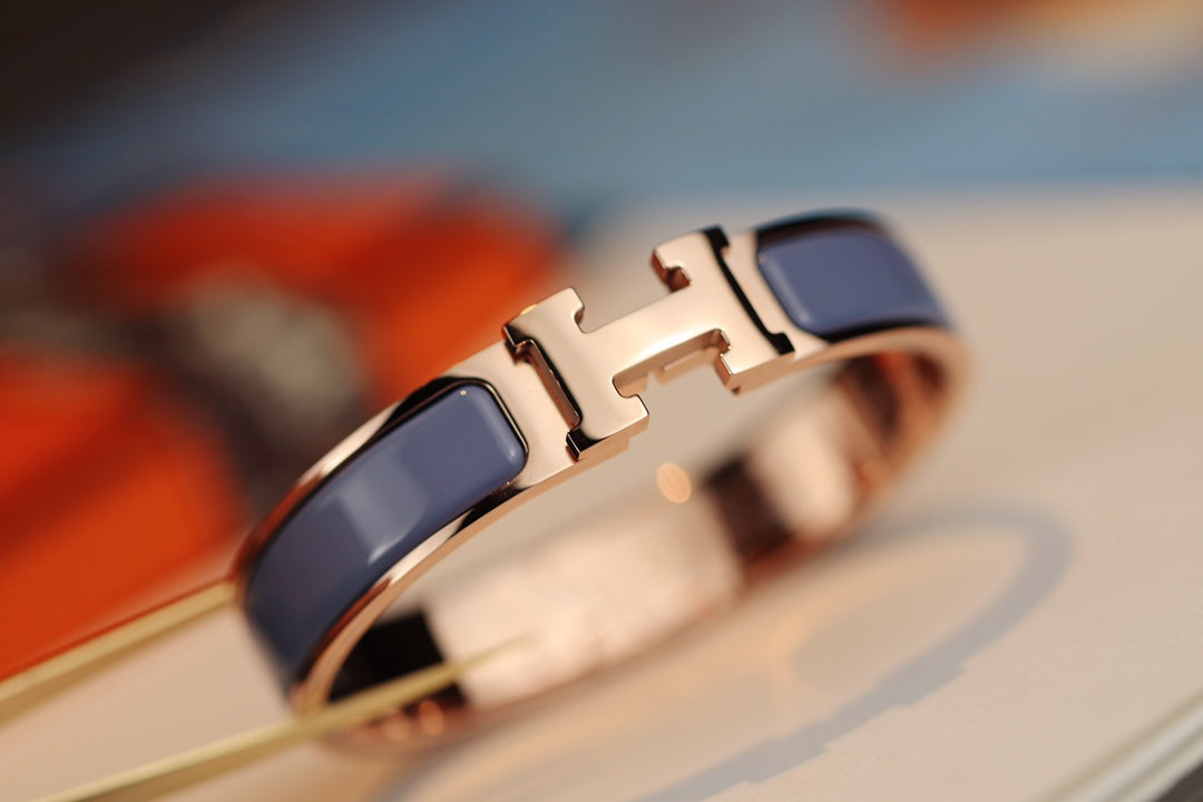 [LUXORA]H BRACELET 12MM BLUE GRAY