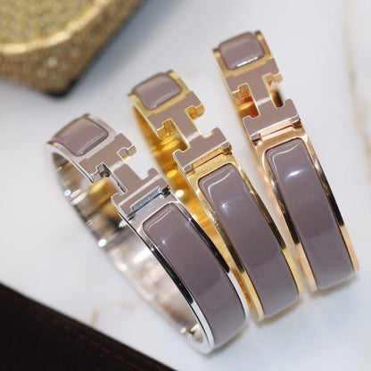 [LUXORA]H BRACELET 12MM BROWN