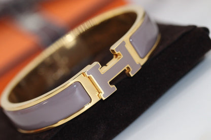 [LUXORA]H BRACELET 12MM BROWN