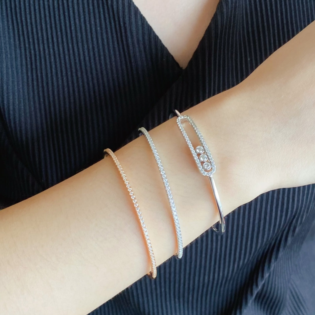 [⭐JeweliWhal]MINI DIAMOND TENNIS BRACELET