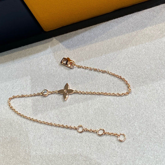 [LUXORA]STAR DIAMOND PINK GOLD BRACELET