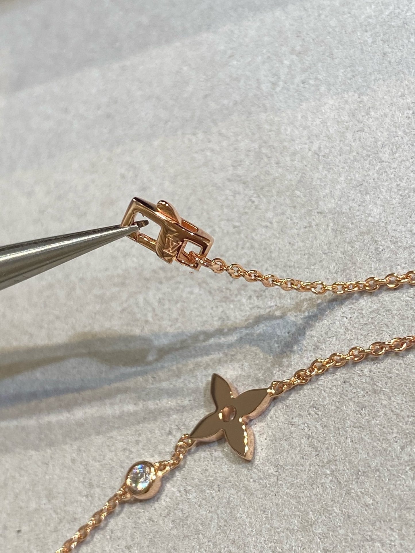 [LUXORA]STAR DIAMOND PINK GOLD BRACELET
