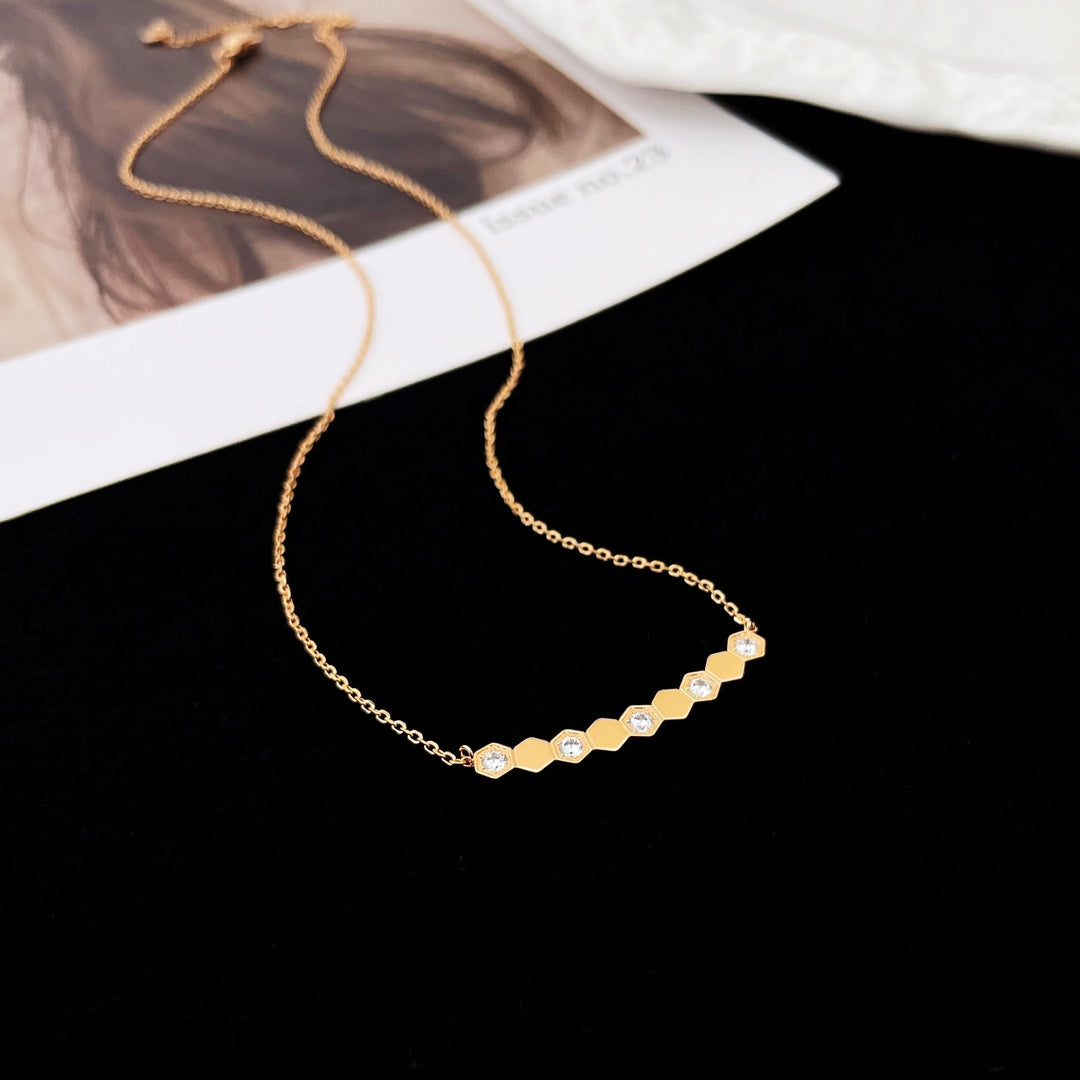 [LUXORA]BEE MY LOVE DIAMOND NECKLACE