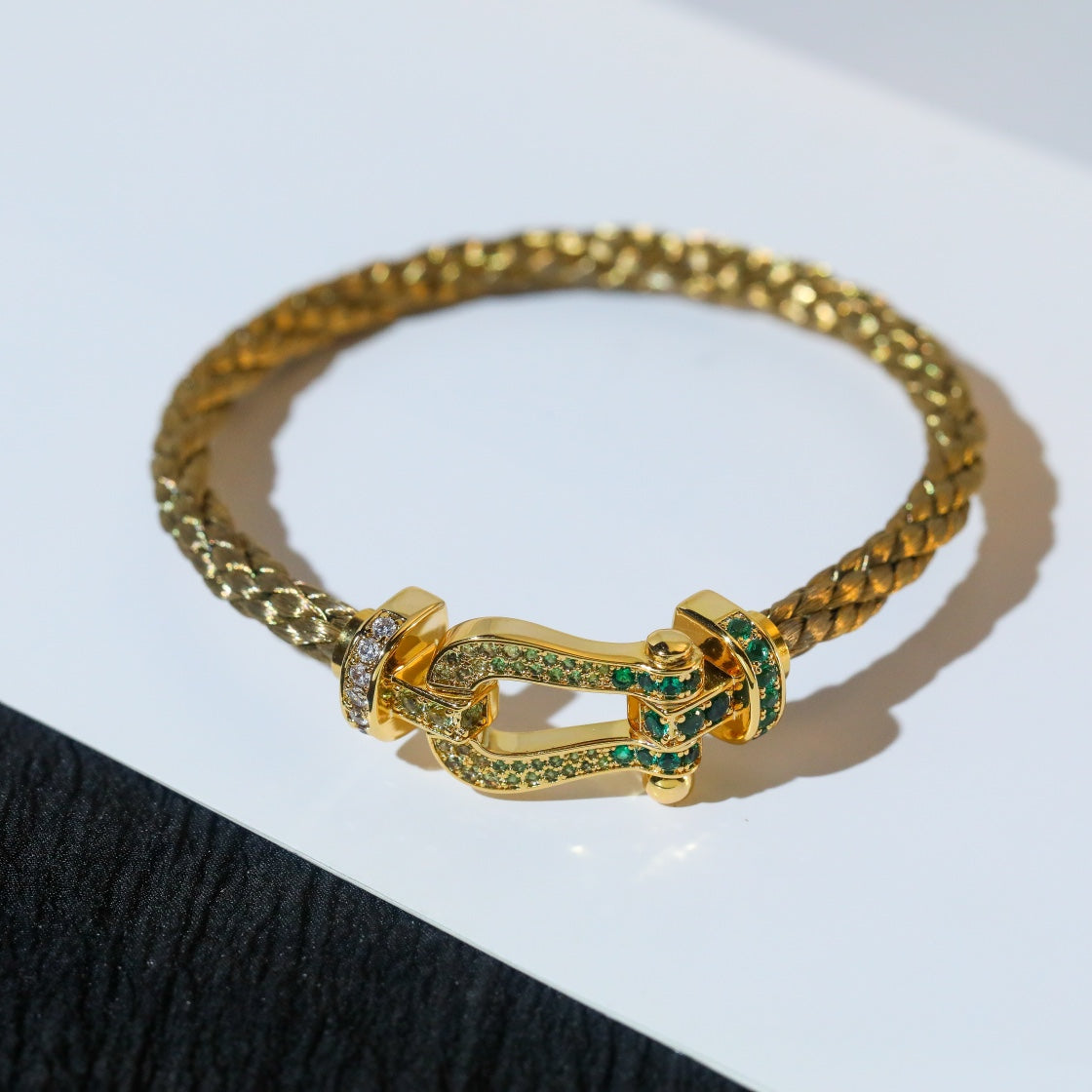 [LUXORA]FORCE 10 GOLD GREEN DIAMOND PAVED
