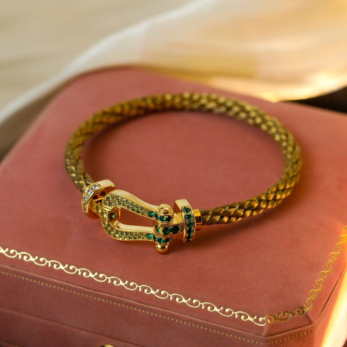 [LUXORA]FORCE 10 GOLD GREEN DIAMOND PAVED