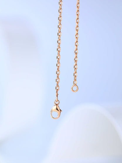 [LUXORA]H CAGE PINK GOLD NECKLACE
