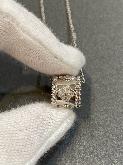 [LUXORA]PERLEE PEDANT SIVLER DIAMOND NECKLACE