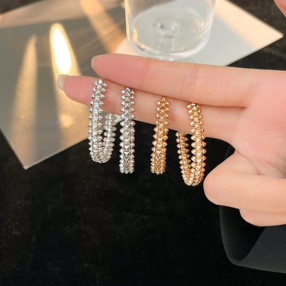 [LUXORA]CLASH HOOP EARRINGS