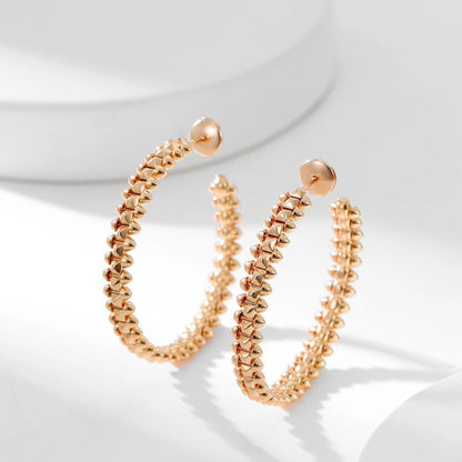 [LUXORA]CLASH HOOP EARRINGS
