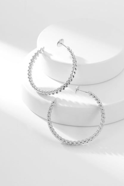 [LUXORA]CLASH HOOP EARRINGS
