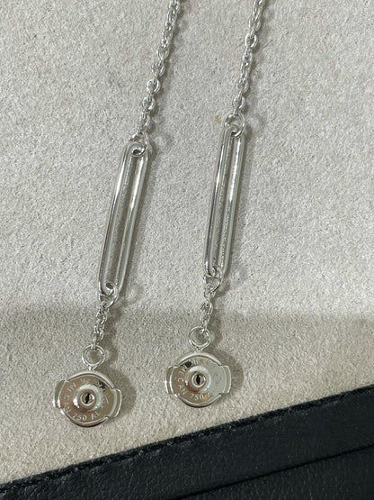 [LUXORA]CHAINE CHAOS DIAMOND DROP EARRINGS
