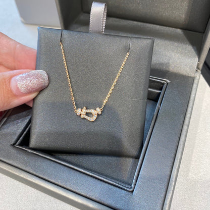 [LUXORA]FORCE 10 DIAMOND PINK GOLD NECKLACE MINI MODEL