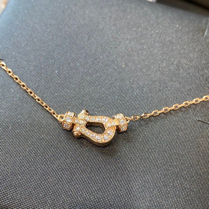 [LUXORA]FORCE 10 DIAMOND PINK GOLD NECKLACE MINI MODEL