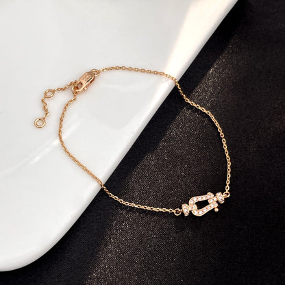 [LUXORA]FORCE 10 FULL DIAMOND BUCKLE CHAIN LINK MINI MODEL