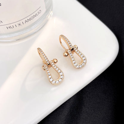 [LUXORA]FORCE 10 FULL DIAMOND DROP EARRINGS MEDIUM MODEL