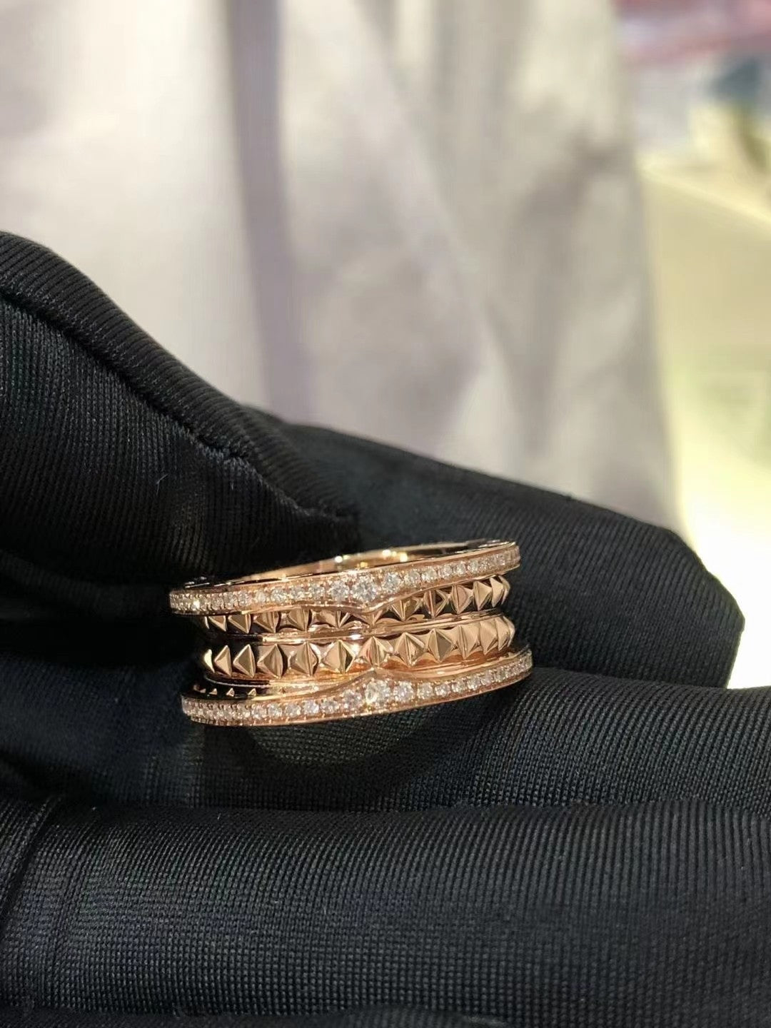 [LUXORA]ZERO 1 ROCK DIAMOND PINK GOLD