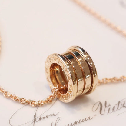 [LUXORA]ZERO 1 PINK GOLD NECKLACE