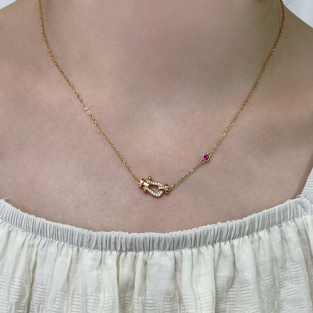[LUXORA]FORCE 10 DIAMOND PINK GOLD NECKLACE